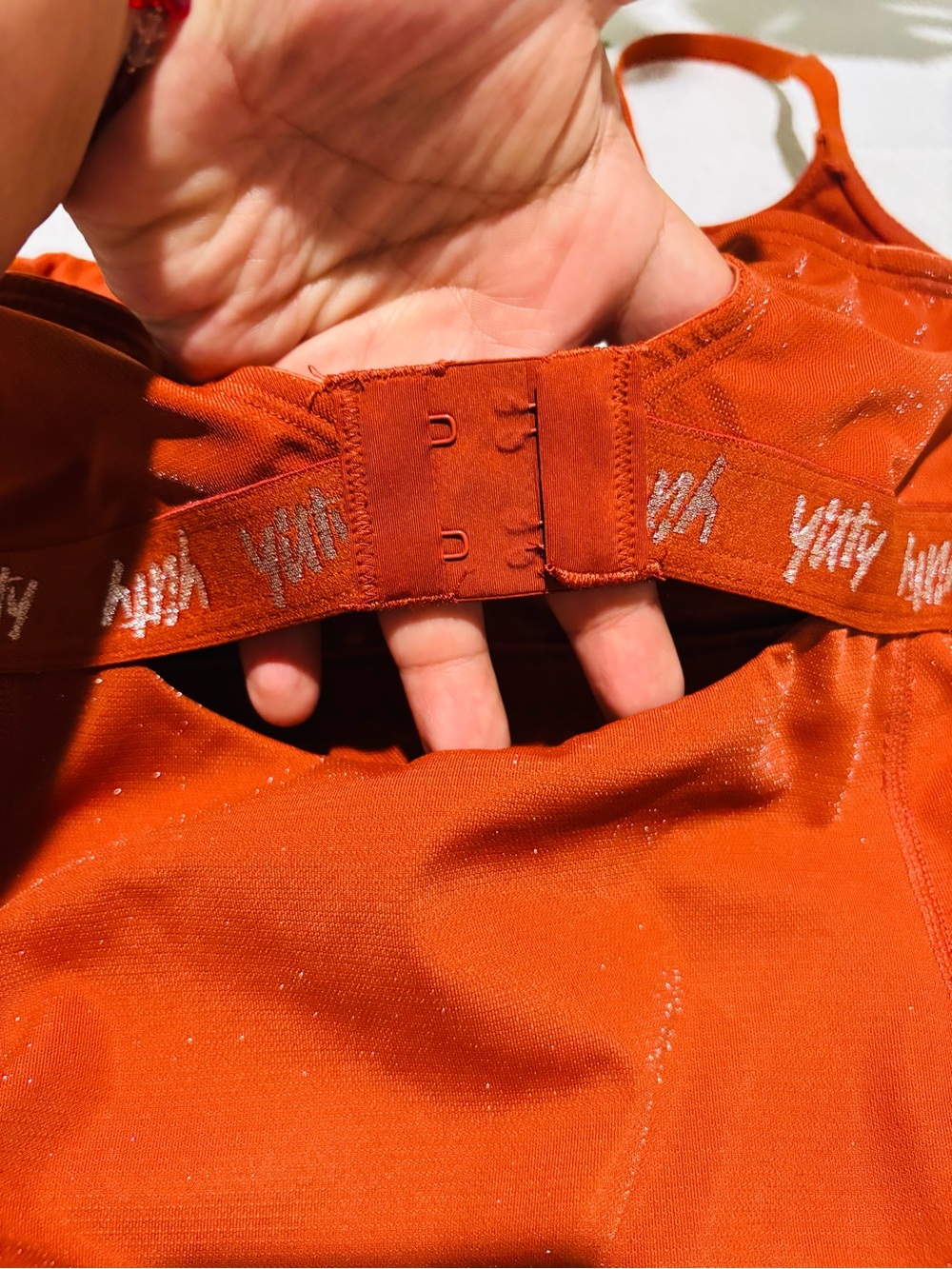 YITTY Rust Orange Shimmer One-Piece - Picture 5 of 16